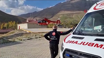 Une ambulance-hélicoptère a décollé pour soigner un patient atteint d'une dissection aortique de type 1