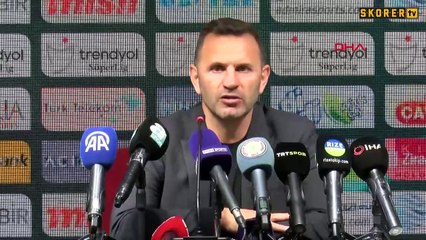 Okan Buruk: “Bizim net gol pozisyonlarımızı engellediler”