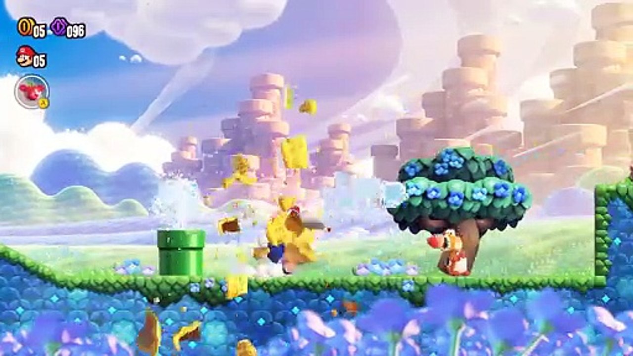 Super Mario Bros. Wonder - La Colina de los Correveitires Completa - Gameplay Sin Comentarios