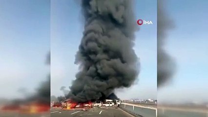 Mısır'da zincirleme kaza: 32 ölü, 63 yaralı