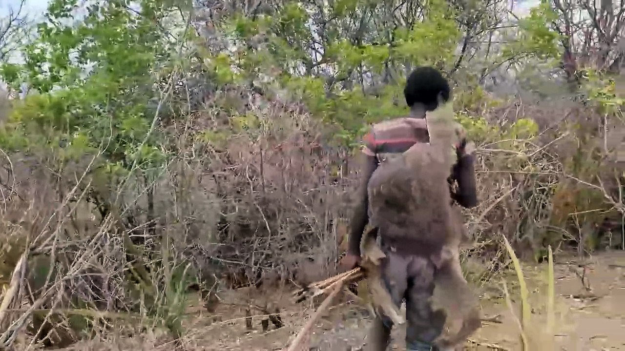 Amazing How Hadzabe Tribe Survive by Hunting in the Wild