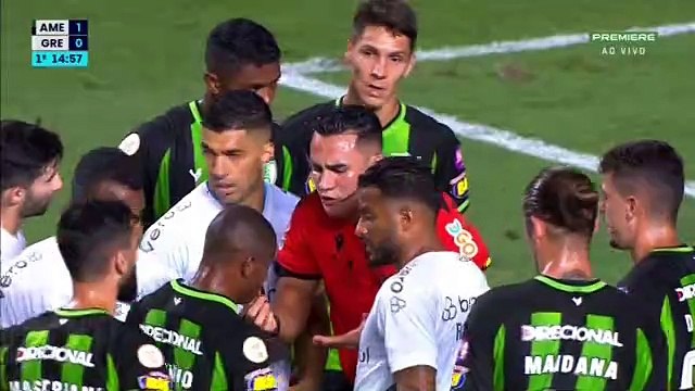 América-MG 3x4 Grêmio 1tp brasileirao 2023 video premier sportv