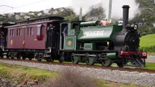 1872 F 13 ‘Peveril’ Steam Locomotive and Train