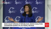 Nikki Haley Hits Trump Hard At Major GOP Event: 'We Cannot Have Four Years Of Chaos'