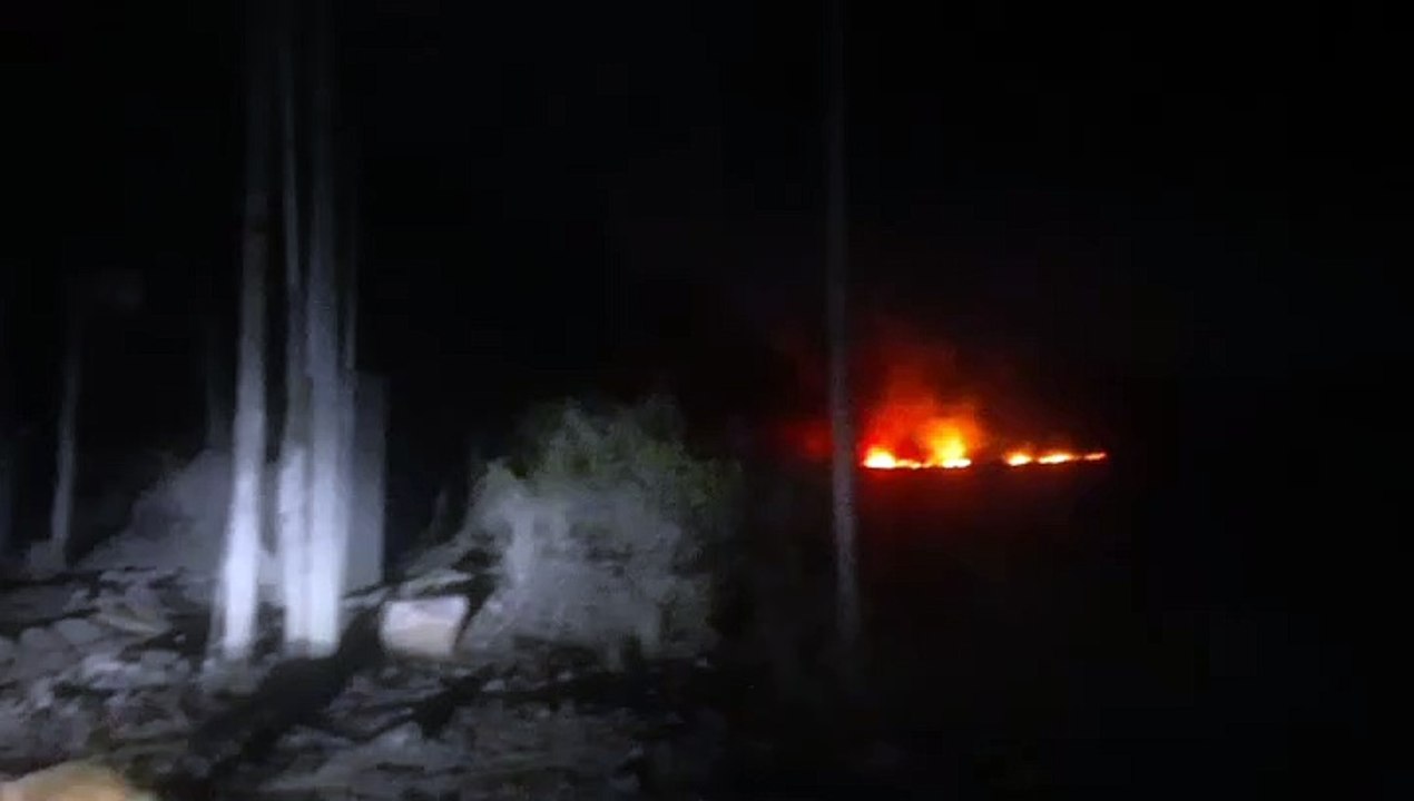 Peligroso incendio para el Pedemonte