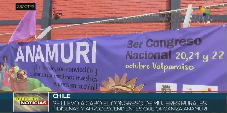 Chile: Congreso de Mujeres Rurales reivindica lucha contra transnacionales y el patriarcado