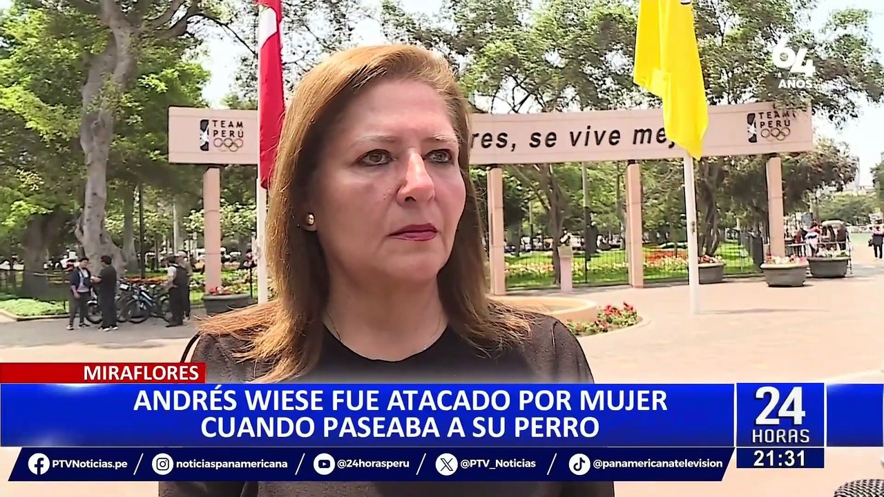 Miraflores: Andrés Wiese protagoniza discusión con vecina cuando paseaba su perro