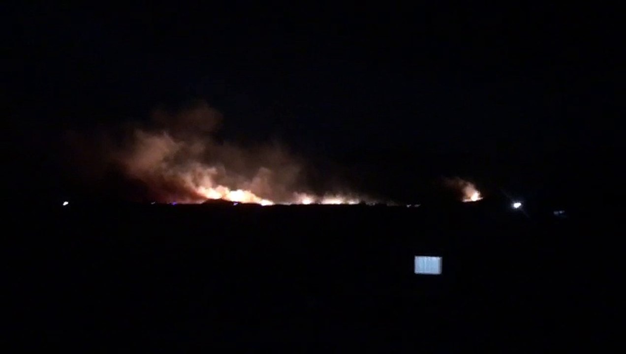 Incendio imágenes pedemonte
