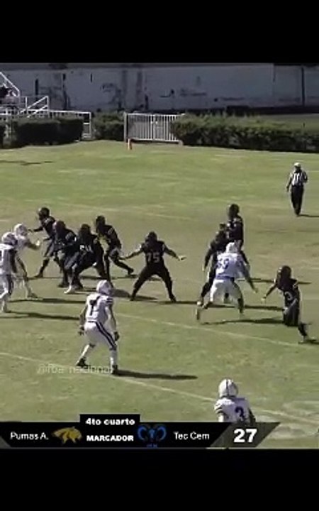 Perdían faltando 60 segundos, arman una ofensiva ganadora con un atrapandon y les sobraron segundos. Acatlán mostrado que ello si traen mística se llevan una merecida victoria, onefa #touchdown #onefa #collegefootball #highlights #football #americanfootba