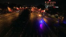 İstanbul'da Vatan Caddesi 29 Ekim kutlamaları nedeniyle trafiğe kapatıldı