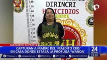 San Martín de Porres: detienen a madre del abatido delincuente “Maldito Cris”