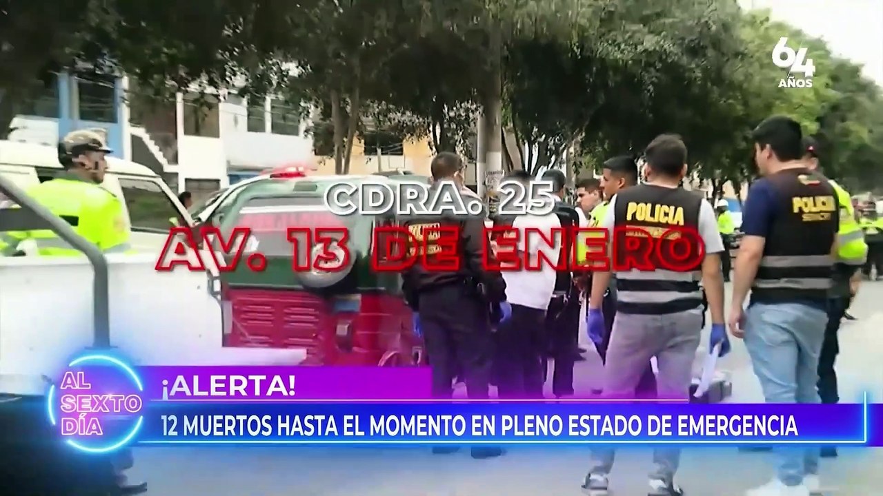 ¿Y el estado de emergencia? La delincuencia continúa en San Martín de Porres