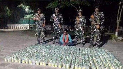 मोतिहारी: भारी मात्रा में नेपाली शराब के साथ एसएसबी ने एक तस्कर को पकड़ा, भेजा जेल