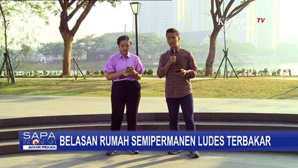 Detik-Detik Api Lahap Belasan Rumah Semipermanen di Kemayoran Jakarta!
