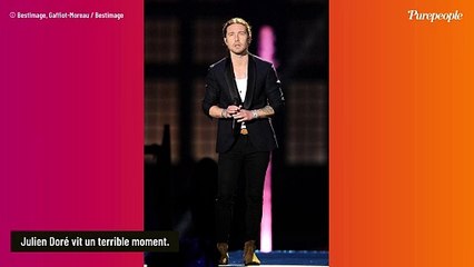 Julie Doré muré dans le silence : il fait face à la mort d'une des femmes les plus importantes de sa vie