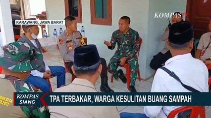 TPA Jalupang Terbakar, Pemkab Karawang Pakai Lahan Kosong untuk TPA Sementara