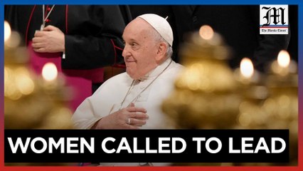 Pope's meeting urges women's governance roles in church