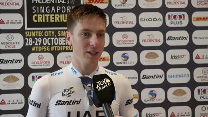 Tour de France Prudential Singapore Criterium 2023 - Tadej Pogacar : "My heart tells me to go riding everywhere"