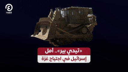«تيدي بير».. أمل إسرائيل في اجتياح غزة