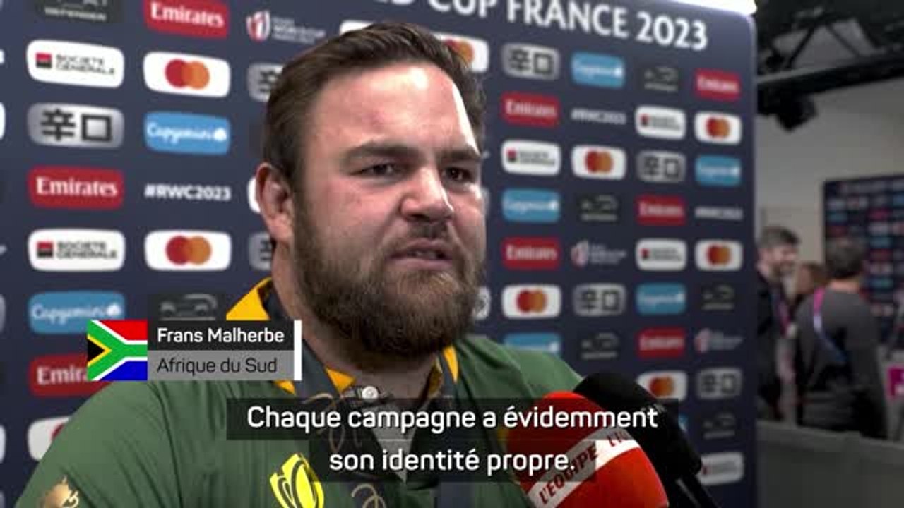 Afrique du Sud - Willemse fier des joueurs, Mal...