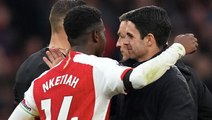 Arteta hails ‘top-level’ Eddie Nketiah after striker hits first Premier League hat-trick