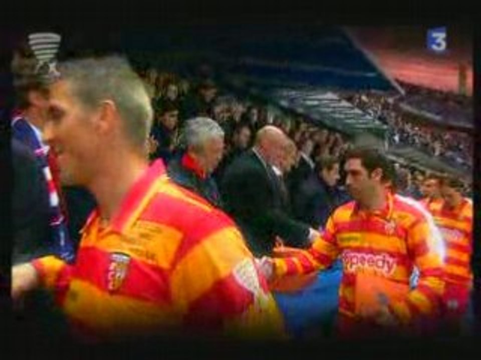 Remise de la coupe Finale CDL PSG-LENS