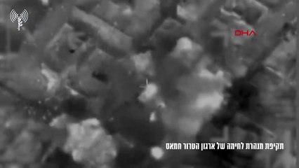 İsrail Hava Kuvvetleri Gazze'de 450 Askeri Hedefi Vurdu