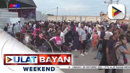 Mga Pinoy sa Gaza at Israel, nailikas na sa mas ligtas na lugar