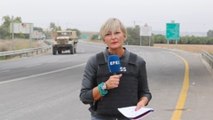 Informe a cámara: Los militares israelíes cortan las carreteras que dan acceso a la Franja de Gaza