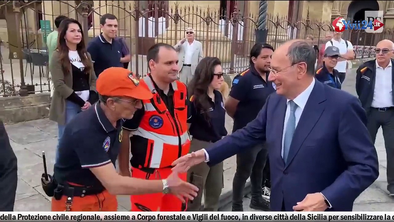 29.10.23 Sicilia. Da Palazzo d’Orleans dal 23 al 27 - Via al roadshow della Protezione civile regionale