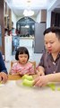 Baby Eating Cantaloupe With His Father And Grand Father | Babies Eating Moments | Babies Funny video #baby #babies #beautiful #cutebabies #fun #love #cute