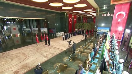 Le Président Recep Tayyip Erdoğan a accepté les félicitations à la présidence à l'occasion de la Fête de la République du 29 octobre