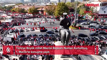 TBMM Başkanı Kurtulmuş'tan 1. Meclis'te önemli açıklamalar