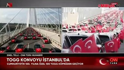 Herkes saat 14.30'u bekledi! 100’üncü yıl TOGG’larla kutlandı