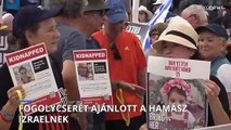 Szabadon engedné a túszokat a Hamász Izraelben raboskodó palesztinokért cserébe