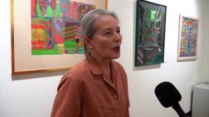 Oprowadzanie po wystawie w Ostrołęce