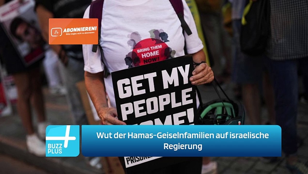 Wut der Hamas-Geiselnfamilien auf israelische Regierung