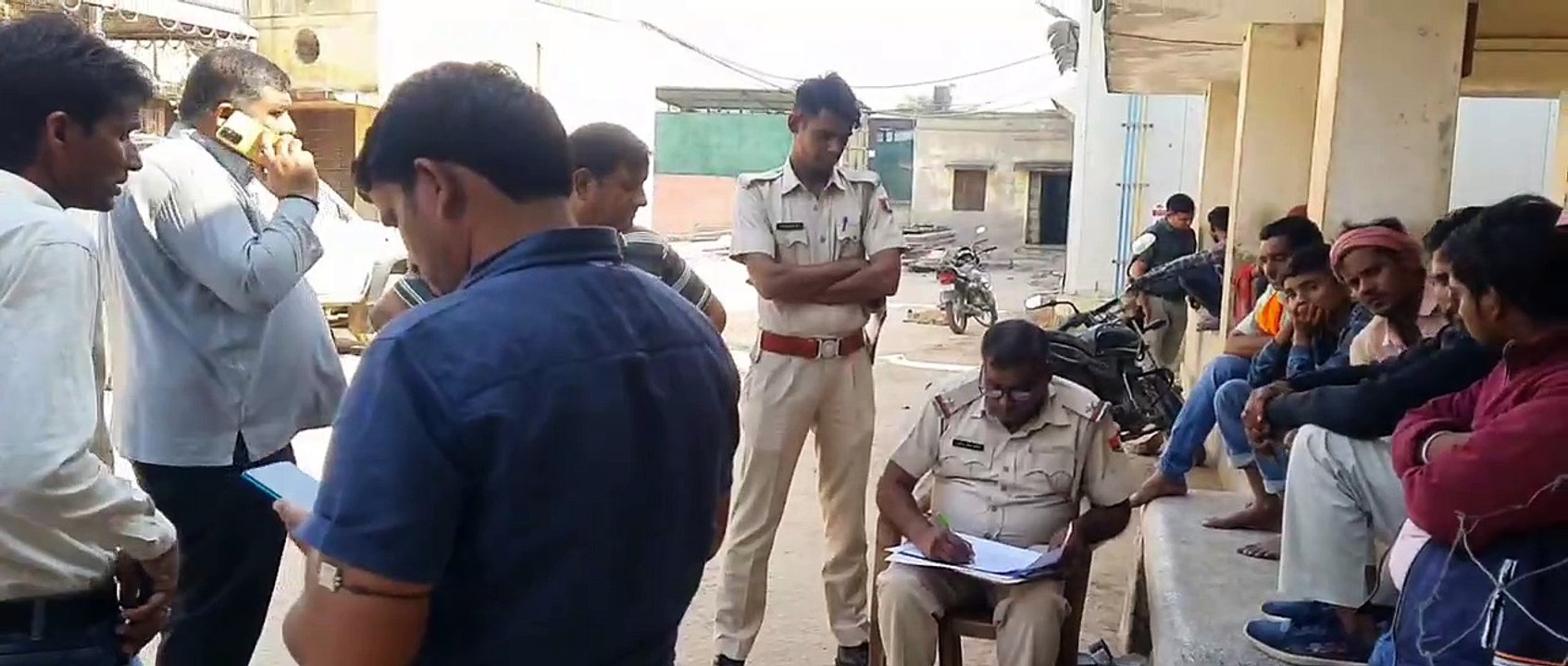 ग्वालियर से मजदूरी करने आए श्रमिक की सीवरेज लाइ...