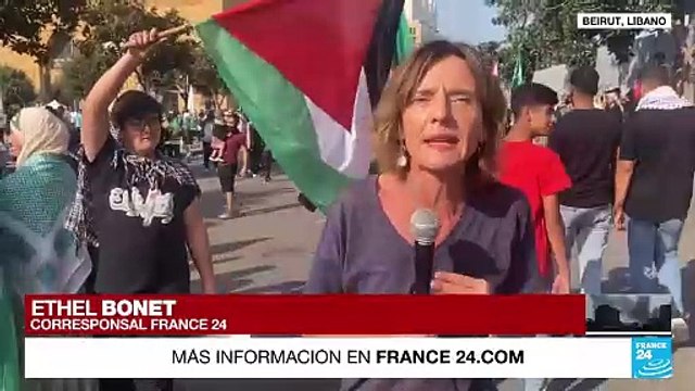 Informe desde Beirut: protestas en Líbano condenan bombardeos israelíes en la Franja de Gaza