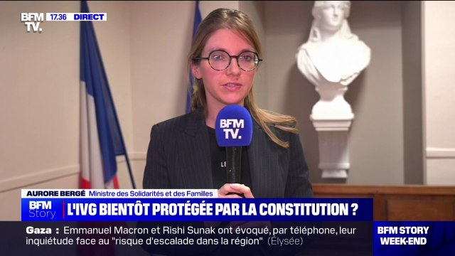 Droit à l'IVG dans la Constitution: Il faut se saisir de ce moment politique pour faire en sorte que ce soit irréversible , affirme Aurore Bergé