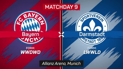 Bayern put eight past hapless Darmstadt