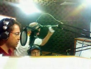 Visita na Diario Fm de Ribeirão Preto em  2012