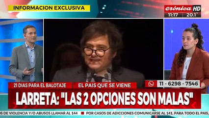 Samanta Olmedo: "Massa todavía tiene chances de seguir sumando votos"