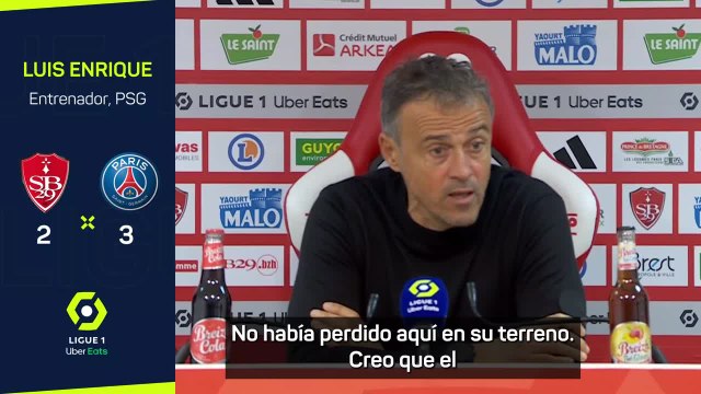 Luis Enrique: Había tensión con la grada, con Kylian, pero no sé qué ha pasado