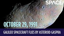 OTD In Space - October 29: Galileo Spacecraft Flies By Asteroid Gaspra