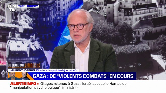 Offensive israélienne à Gaza: Le droit prévoit aussi qu'on se défende selon certaines règles , affirme Laurent Joffrin