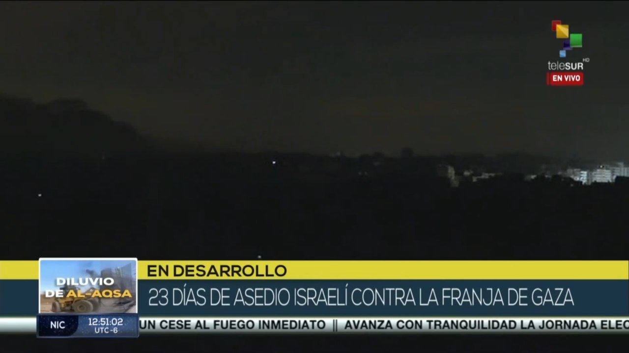 Gaza se encuentra casi en oscuridad absoluta tras 23 días de asedio israelí
