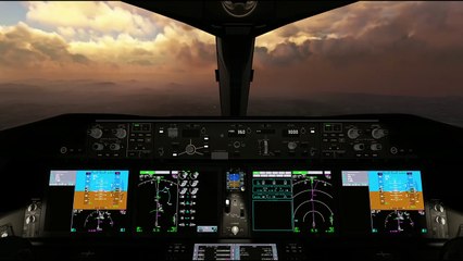 MSFS 787-9 HORIZON SIULATIONS atterro LFBZ  ILS SOVO1S TRANS BIDAC RUNWAY 27RUNWAY 17R