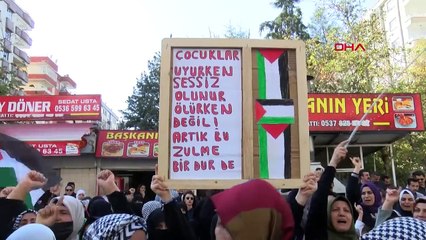 Diyarbakır'da Anneler Gazze için Yürüdü