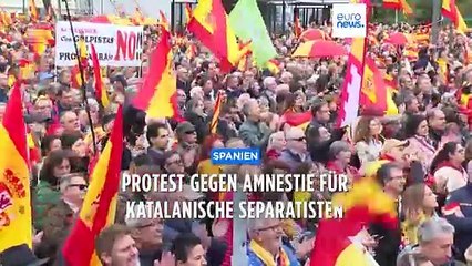 Demo in Madrid: "Gegen Amnestie und für Putsch von Sánchez"